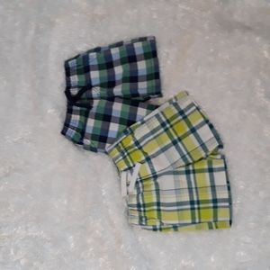 Plaid shorts for toddler